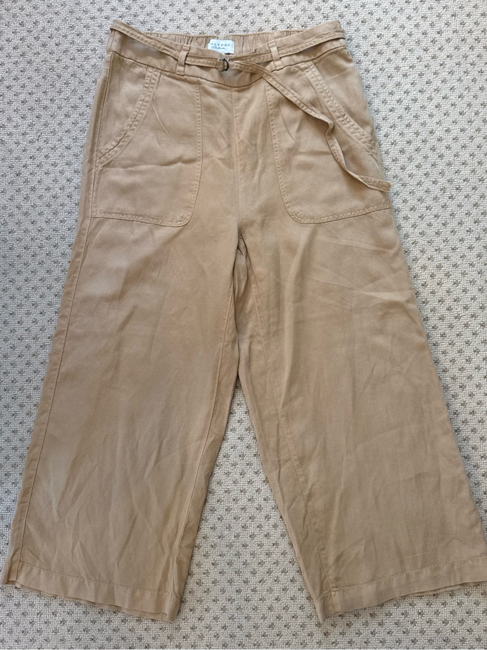 Calypso St. Barth Wide-Leg Pants, boho soft pull on, large